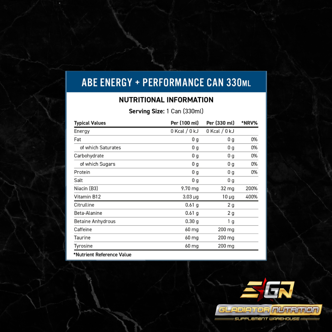 Applied Nutrition ABE Energy Can