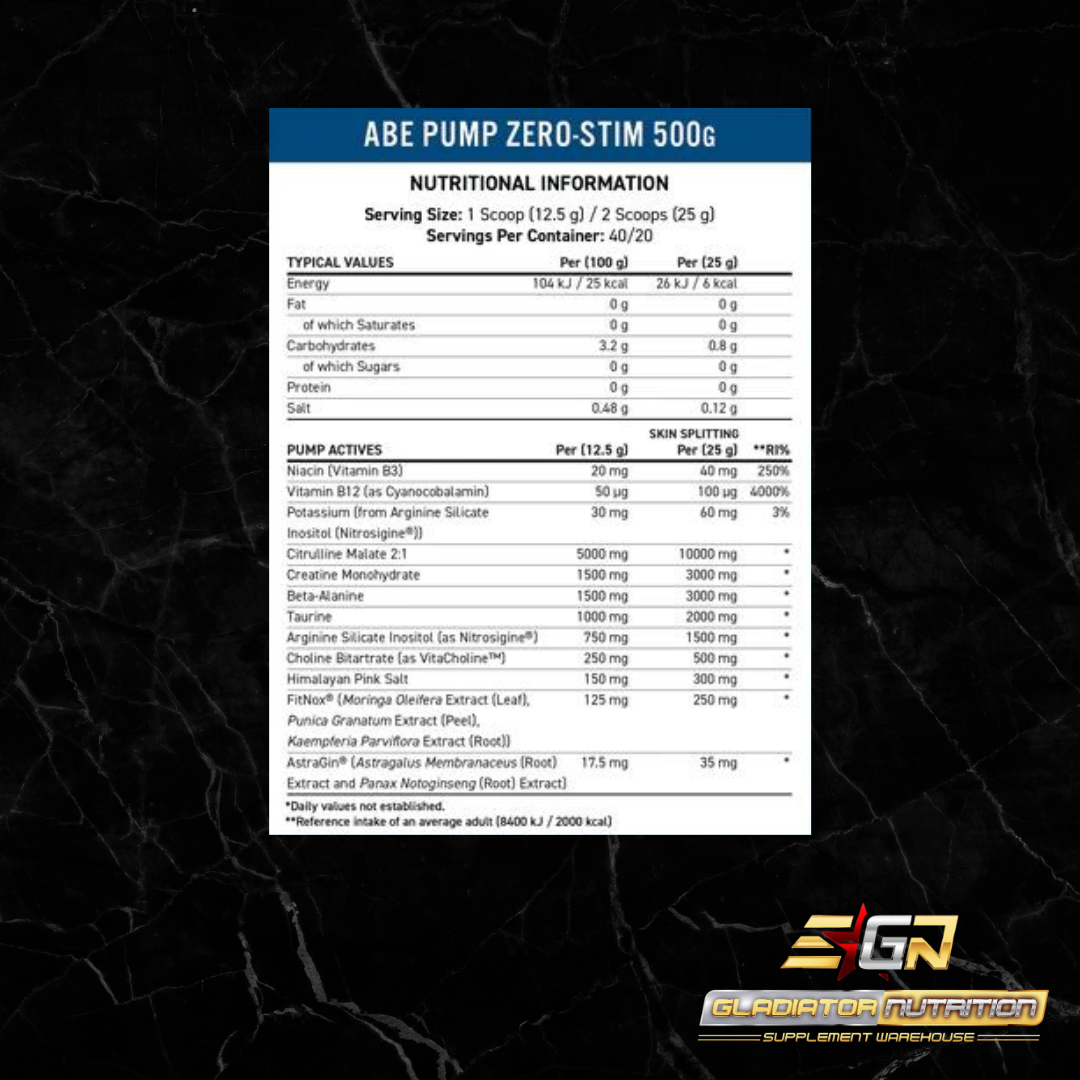 Pre Workout | Applied Nutrition ABE Pump