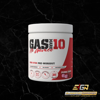 Gas Mark 10 No Games High Stim Pre Workout