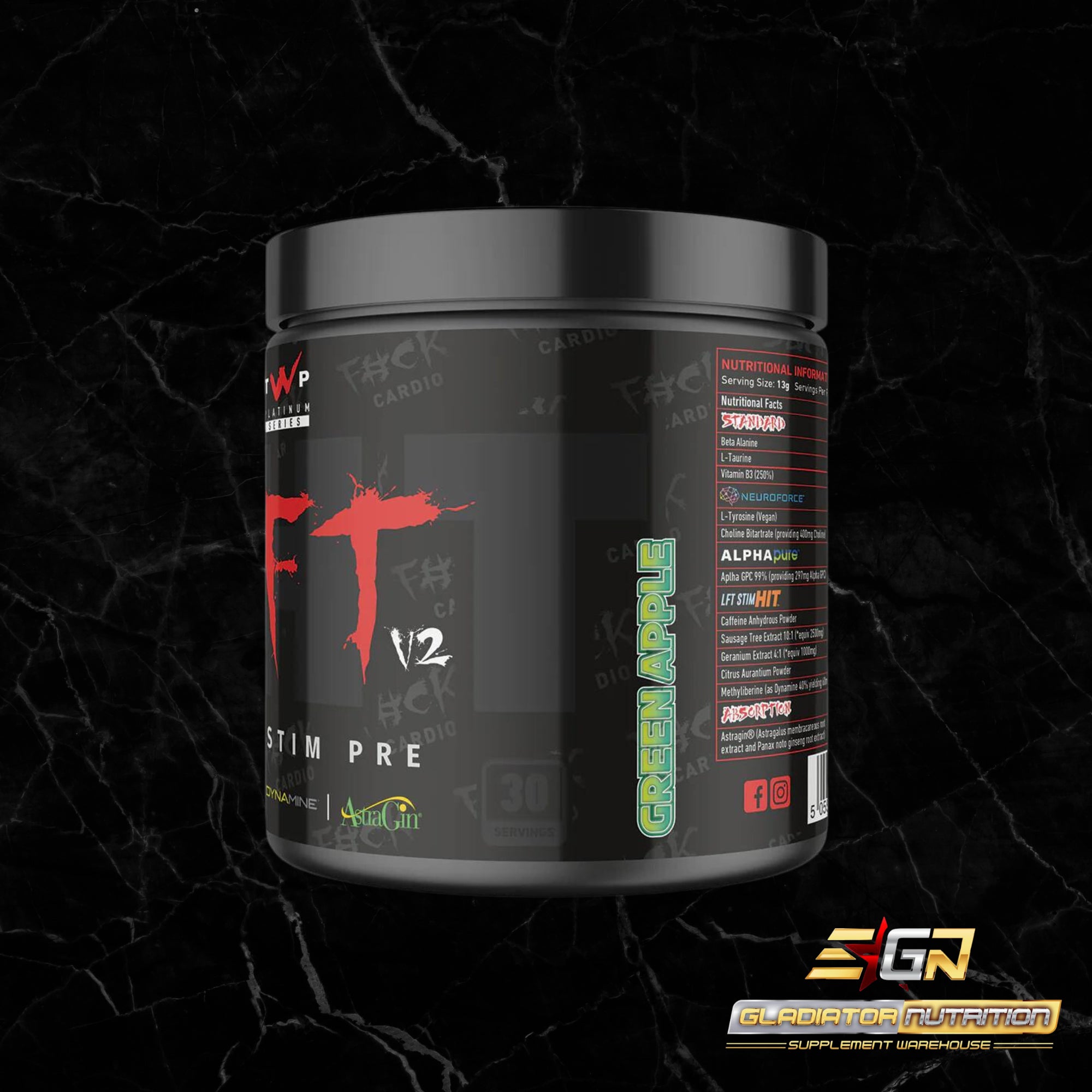 Pre Workout InnovaPharm MVPre 2.0 Gladiator Nutrition LTD