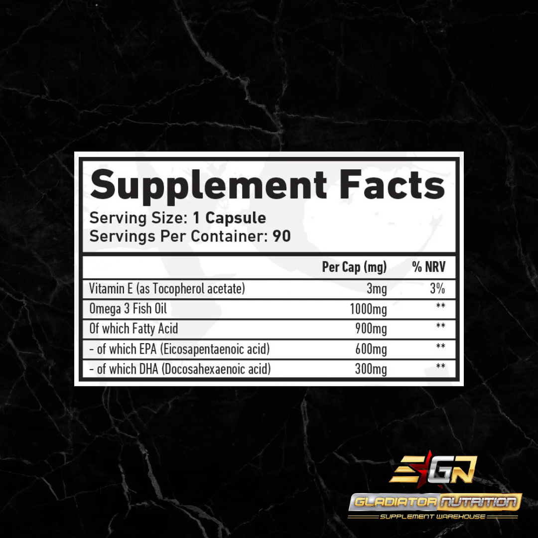 TWP Nutrition Omega 3 Fish Oils