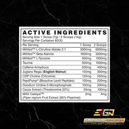 Naughty Boy Menace V2 Pre-Workout