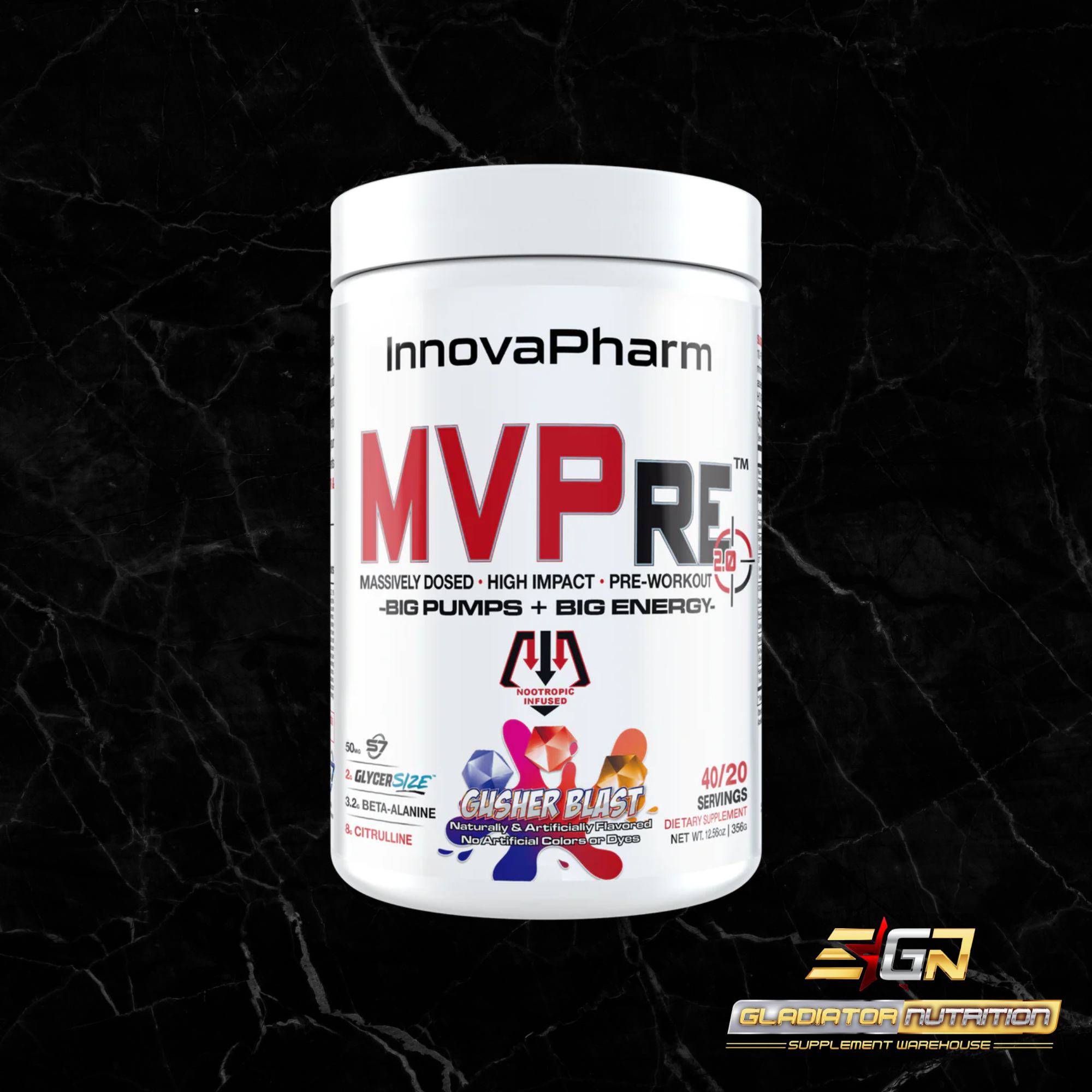 Pre Workout InnovaPharm MVPre 2.0 Gladiator Nutrition LTD
