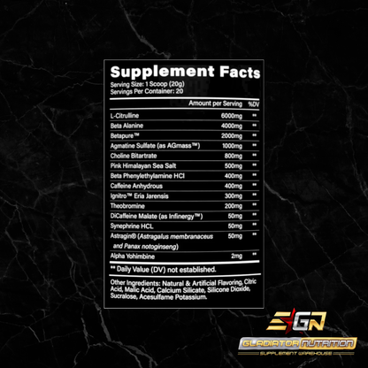 KiloLabs Stim Thugga Extreme Pre-Workout