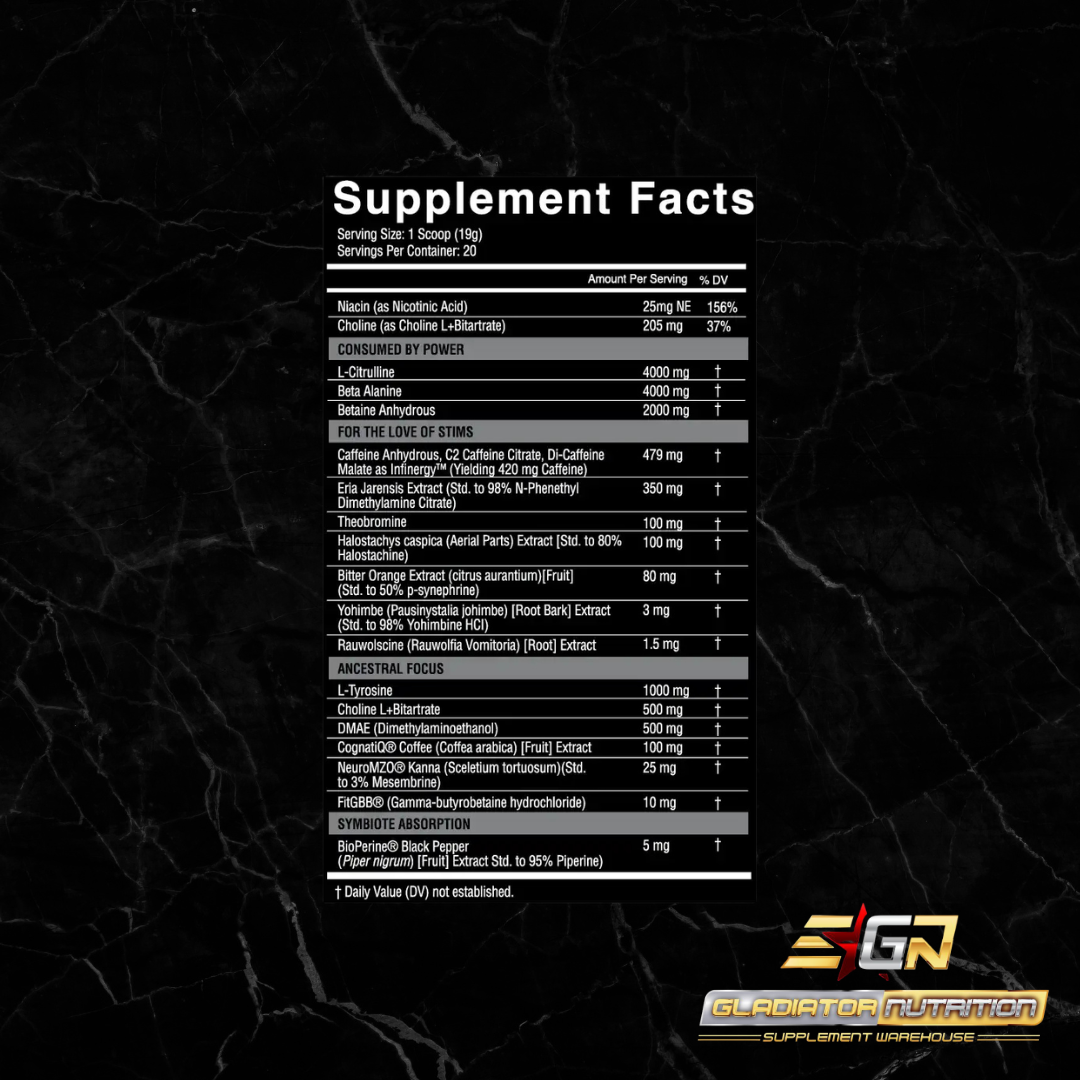 NutriFitt Symbiote Extreme High-Stim Pre-Workout