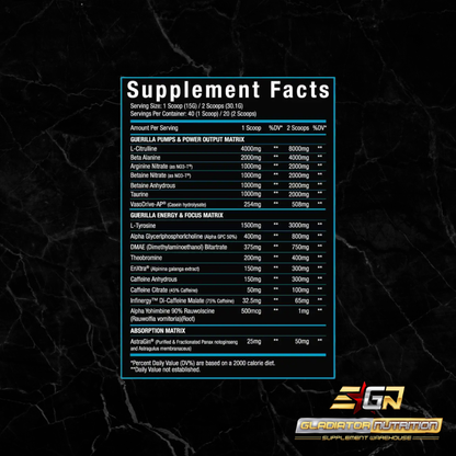 Xtremis Cartel El Jefe Limited Edition Pre Workout