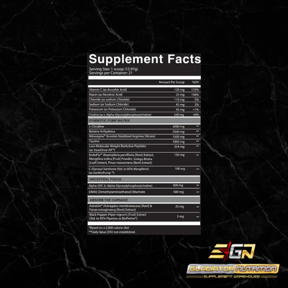 NutriFitt Carnage Non-Stim Pre Workout